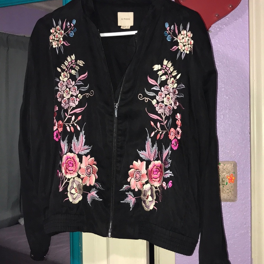 Floral Bomber jacket